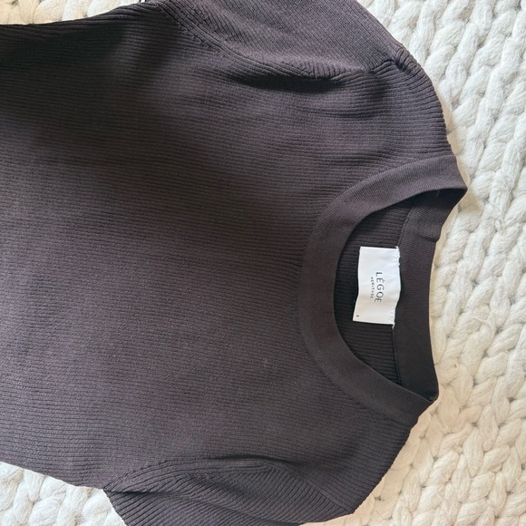 Chic Brown Maxi Maternity Dress - Picture 3 of 3